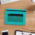 thumbnail image 4 of TopLLC Penicl Case, Pencil Pouch, Pen Bag Three-hole Pencil Case Zipper Transparent PVC Document Storage Bag Detachable Folder Large Capacity Pencil Case packet packet, 4 of 5