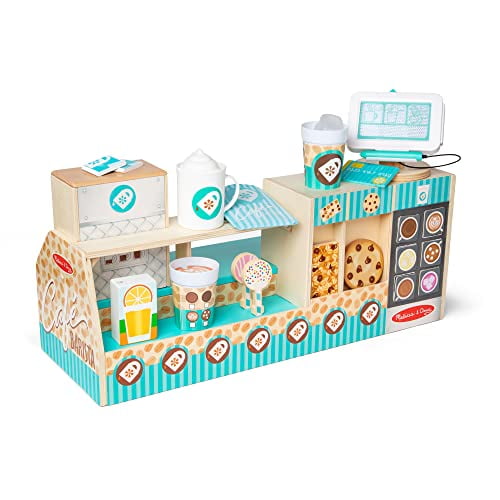 Melissa & Doug Wooden Café Barista Coffee Shop (35 Pieces)