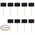 thumbnail image 1 of MesaSe 20 Pcs Mini Tableau Noir en Bois Tableau Vertical pour Enfants Étiquette de Prix, 1 of 6