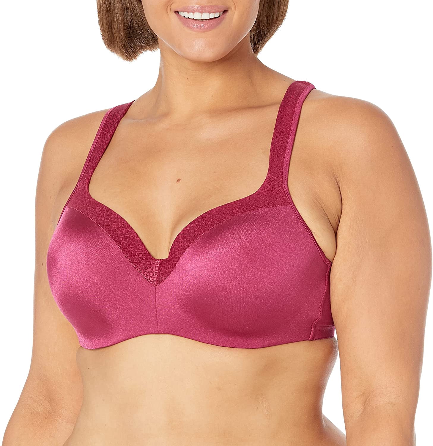 Playtex Womens Secrets Body Revelation Underwire Bra, 42D, Spice Market Red