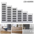 thumbnail image 2 of 150mm Aluminium Rectangular Cabinet Wardrobe Air Vent Grille Ventilation-Cover, 2 of 4
