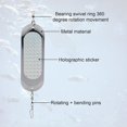 thumbnail image 3 of 4pcs Trolling Flashers, Reflective Spinnerbait Fishing Lures 360° Rotatable Salmon Trolling Flashers Must-Have Trout Flasher for Fishing Enthusiasts, 3 of 7