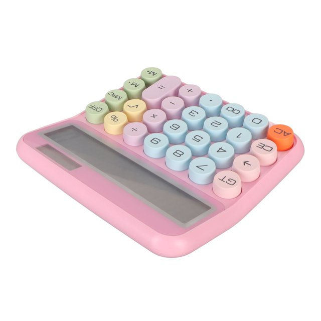 Calculatrice Style Maison Écran LCD 12 Chiffres, Fonction Standard Calculatrice de Bureau Calculatrice de Bureau Affichage LCD 12 Chiffres Calculatrices de Poche pour École Bureau Maison