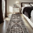 thumbnail image 4 of -Area Rug X Rugs for Living Room- Machine Washable Rug-Soft Living Room Rug-Vintage Non Slip Carpet-Rugs for Bedrooms Dining Room Living Room Office, 4 of 7
