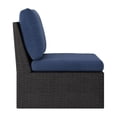 thumbnail image 2 of CorLiving Brisbane Rust-Resistant Wicker Middle Outdoor Patio Sectional Piece with Cushions, 2 of 8