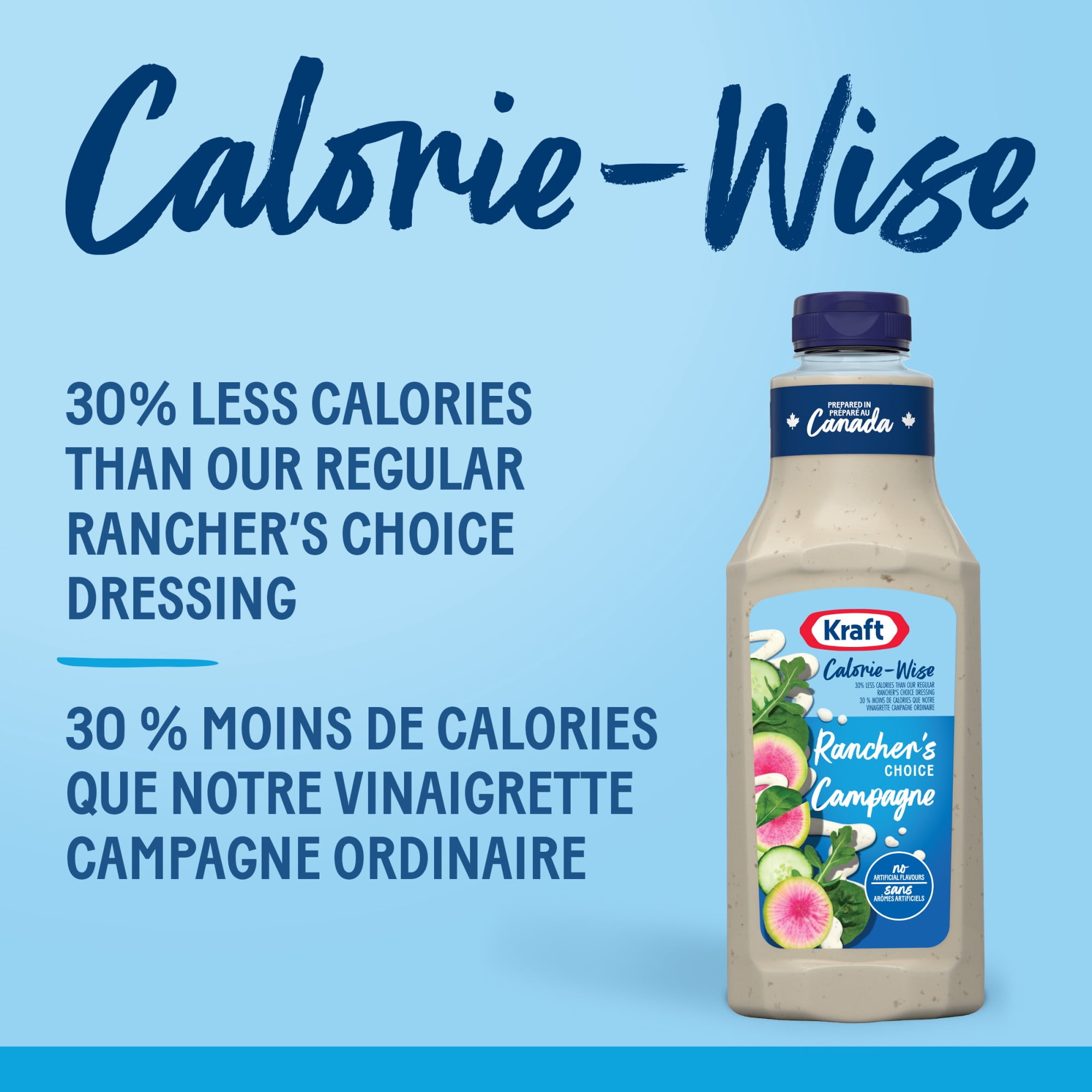 Vinaigrette Campagne Calorie-Wise, Bouteille