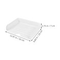thumbnail image 2 of COMPUKAS 4Pcs Acrylic Letter Tray Desk Organizer Transparent Stackable Storage For Home, 2 of 8