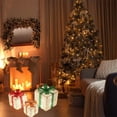 thumbnail image 4 of Matoen12 New Christmas Gift Box Three-piece Set Folding Luminous Light String Holiday Props Gift Box Ornaments Decorative Lights, 4 of 7
