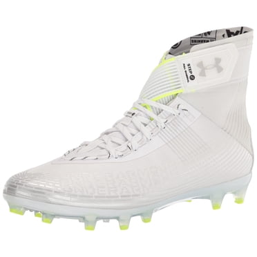 Under Armour Chaussure de Football pour Homme Highlight Mc, Blanc (106)/argent Métallique, 12