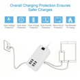thumbnail image 4 of Chargeur Mural USB à 6 Ports Blanc, 4 of 7