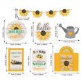 thumbnail image 3 of Riforla Summer Hierarchical Tray Decorative Set Summer Wooden Logo Rural Farmhouse Decorative Wooden Kitchen Hierarchical Tray Logo Decorative Tray Logo Summer Home Kitchen Desktop 1Set Of Yellow, 3 of 8
