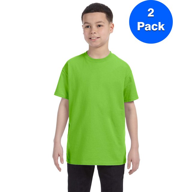 Hanes T-Shirt Jeunesse Authentic-T - 54500 (Lot de 2)