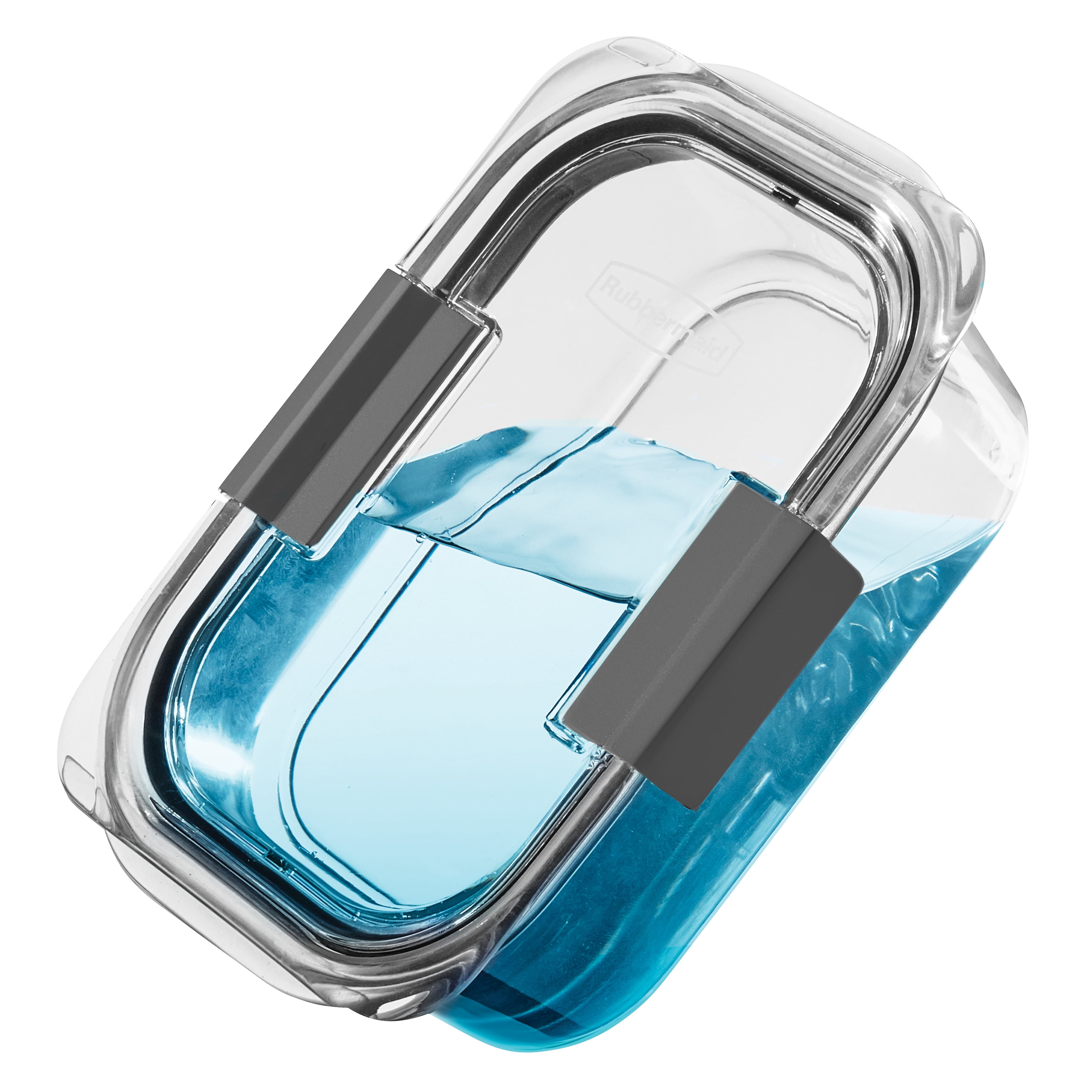 Contenants pour aliments en plastique Rubbermaid Brilliance, tailles assorties, paquet de 22, 44 pièces avec couvercles