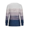 thumbnail image 4 of Besolor Hauts de Printemps et d'Automne pour Femmes, Tendance, Imprimé, Col Rond, Manches Longues, Chemise Décontractée Ample, Chandail Blouse pour Dames, 4 of 6