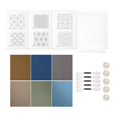 thumbnail image 3 of Langgg Sashiko Coaster Kit Embroidery Starter Kit Craft Art Quilting for Set C, 3 of 6