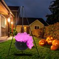 thumbnail image 2 of Halloween Decorations Witches Cauldron, Black Witch Cauldron, Large Plastic Cauldron For Halloween Decorations Outdoor & Indoor, 8 Inch Cauldron Halloween Decor, 2 of 7