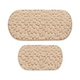 thumbnail image 2 of Todaioua Bathroom Rugs Mat Set 2 Piece - Memory Foam Cobblestone Bath Mats, Non Slip Water Absorbent Washable Bath Rugs for Sink Toilet and Floor, Machine Washable, 2 of 7