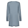 thumbnail image 5 of AherBiu Womens Cardigan Tops Long Sleeve Open Front Mid-Long Outwear with Pockets Spring Clothes, 5 of 5