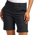 thumbnail image 1 of Shorts pour Femmes Liquidation Grande Taille Shorts en Sergé Extensible pour Femmes Taille Fine à Enfiler Coupe Régulière Shorts de Randonnée Été Décontractés avec Poches en Liquidation, 1 of 9