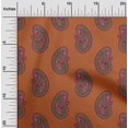 thumbnail image 1 of oneOone Viscose Jersey Fabric Paisley Block Printed Craft Fabric BTY 60 Inch Wide, 1 of 5