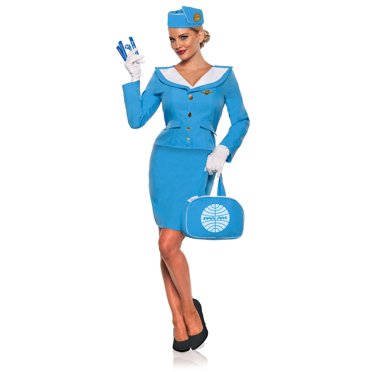 Robe de Costume d'Hôtesse de l'Air pour Femmes Panam Airlines
