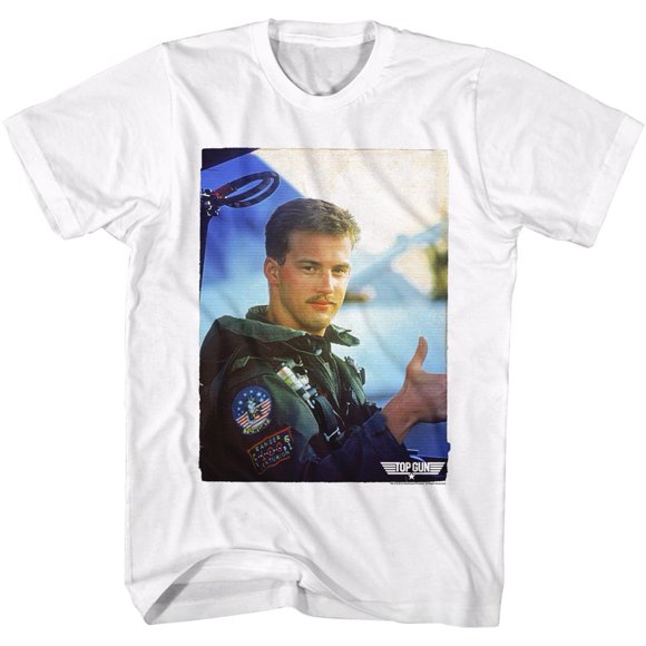 Top Gun Goose Vintage White Adult T-Shirt