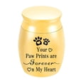 thumbnail image 2 of Urne pour Animaux Pot Commémoratif Chats Chien Produits Funéraires Urne en Alliage Scellée, 2 of 6