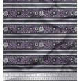 thumbnail image 1 of Soimoi Rayon Fabric Leaves & Floral Block Print Fabric by Yard 56 Inch Wide, 1 of 3