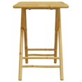 thumbnail image 2 of vidaXL Folding Garden Table 55x55x75 cm Bamboo, 2 of 5
