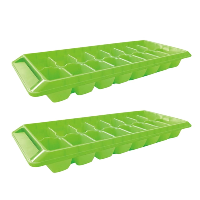 SHAGUOZHOU Tray Stackable For Freezer 2 Pack 16 Cubes Per Tray For Silicone Baby Food Freezer Tray with Home Refrigerators And Freezer Full Size Ice Cubes Trays