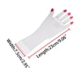 thumbnail image 3 of Unique Bargains Gants Résille Sans Doigts Longueur Coude pour Femmes 2 Paires, 3 of 4