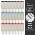 thumbnail image 2 of 5/10/20Pcs Ballpoint Pen Refill For Parker Pens Medium Point L:3.9 In Black Blue Red Ink Rods G2 Metal Refill Writing Stationery 10 PCS Red, 2 of 6