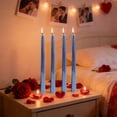thumbnail image 4 of Twisted Taper Candles 4 Pack Dripless Wax Candles for Wedding Table Centerpieces, 4 of 6