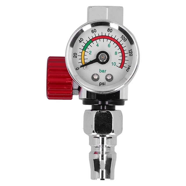 Paint Spray Guns Air Regulator, Best Spray Effect Easy Install Spray Paint GunAir Pressure Regulator Effective Monitoring For Pneumatic Spray