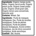 thumbnail image 2 of GERBER Organic Baby Purée Mango Peach Carrot Sweet Potato Oat, 2 of 7