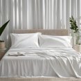 thumbnail image 1 of ViscoLogic Series Egyptian Comfort - Silky Smooth Lightweight Bedsheet Set - Brushed Micro - Deep Pocket - White (Queen), 1 of 6