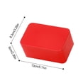 thumbnail image 2 of Decodeary Sturdy And Durable Square Tin Box For Easy Storage Exquisite And Practical Iron Square Tea Box Silver, 2 of 6