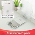 thumbnail image 1 of EGNMCR Rentrée Scolaire, Cadeau pour Enfants Boîte de Fichiers A4 Rangement de Fichiers Boîte de Fichiers Boîte de Fichiers Multifonctionnelle Dossier en Plastique Transparent Rangement Bloc-Notes Boîtes de Fichiers, 1 of 7