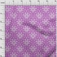 thumbnail image 3 of oneOone Rayon Purple Fabric Floral Craft Projects Decor Fabric Printed By The Yard 56 Inch Wide, 3 of 6