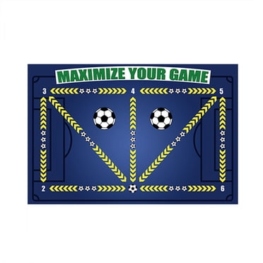 Chmadoxn Coussins pour les Pieds Tapis d'Entraînement de Football Tapis de Sol d'Entraînement de Pas de Football Boue de Diatomées Intérieur Isolation Sonore Tapis de Mise en Forme Contrôle Sportif Pas Tapis de Performance de Jeu de Pieds Tapis d'Entraînement de Football