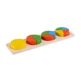 thumbnail image 2 of Milaget Geometric Shape Puzzle Matching Puzzle for Children Boys Girls Birthday Gift Round, 2 of 9