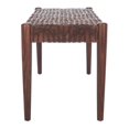 thumbnail image 3 of Safavieh Bandelier Cowhide Leather Bench, 3 of 8