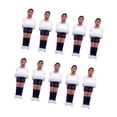thumbnail image 2 of Lipstore 10 Pieces Foosball Men Set Soccer Table Mini Doll Table Football Men White Dark Blue, 2 of 8