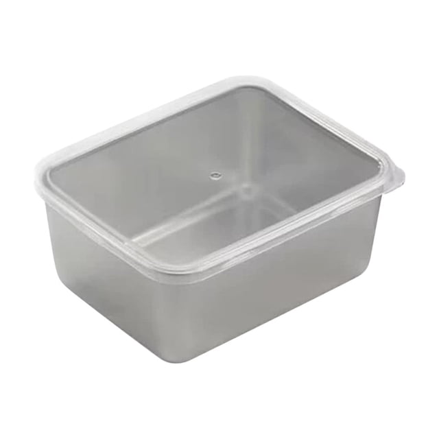 Yhmxh Boîte à Lunch pour Femmes/hommes Contenants de Préparation de Repas Boîte de Conservation en Acier Inoxydable Scellée avec Couvercle Boîte à Lunch Boîte de Rangement pour Aliments Réfrigérée de Réfrigérateur Domestique Conservation des Aliments
