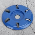 thumbnail image 1 of Wood Carving Disc, Wear Resistance Woodworking Tool, 6-Teeth For Wood Carving Coffee Table Arc Blade, 1 of 8