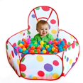 thumbnail image 3 of Children Kids Ocean Ball Pit Pool Game Play Tent with 100pcs Ocean Balls, 3 of 5