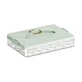 thumbnail image 2 of DOLITY Egg Container Eggs Organizer Large Capacity Kitchen Accessories Space Saving Egg Green, 2 of 6