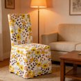 thumbnail image 2 of Dining Chair Covers Full Elastic Printed Polyester Stretch Cover for Home Hotel Dining Seat Pads, 2 of 7