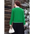 thumbnail image 4 of BeautyIn Cardigans pour Femmes Pull Tricoté Boutonné Manteau Polyvalent d'Hiver, 4 of 4