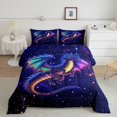 thumbnail image 1 of Erosebridal Magical Dragon Bedding Queen Comforter Set, Starry Sky Down Comforter, Cartoon Animal Decor, Reversible, 1 of 7